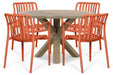 Domani Alba/Sand City 120 cm dining tuinset 5-delig