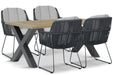 Domani Trivento/Cardiff 180x100 cm dining tuinset 5-delig