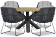 Domani Trivento/Rockville 120 cm dining tuinset 5-delig