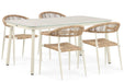 Lifestyle Granada/Tavano 160 cm dining tuinset 5-delig - 23072