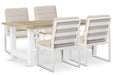 Lifestyle Alessio/Los Angeles 200x100 cm dining tuinset 5-delig