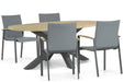 Lifestyle Brandon/Brookline 200 cm dining tuinset 5-delig - 22760