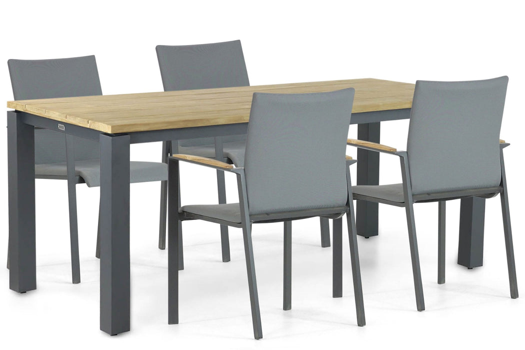 Lifestyle Brandon/Riviera 180 cm dining tuinset 5-delig - 22758