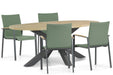 Lifestyle Brandon/Brookline 200 cm dining tuinset 5-delig - 22767