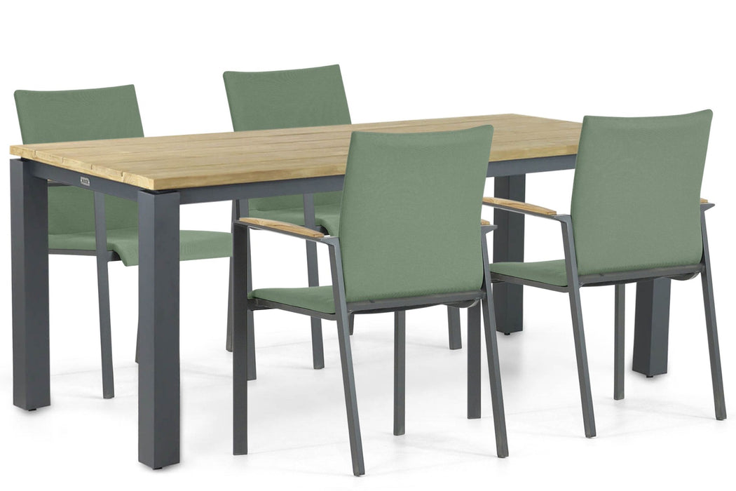 Lifestyle Brandon/Riviera 180 cm dining tuinset 5-delig - 22765
