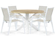 Lifestyle Fiora/Wellington 120 cm dining tuinset 5-delig