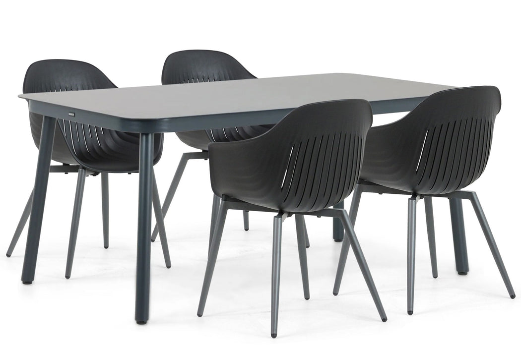 Lifestyle Lissabon/Tavano 160 cm dining tuinset 5-delig - 24978