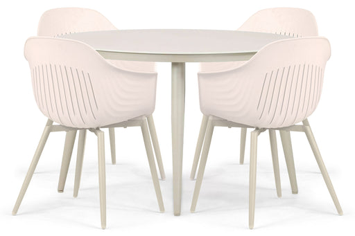 Lifestyle Lissabon/Vienna 120 cm dining tuinset 5-delig - 22707