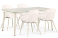 Lifestyle Lissabon/Tavano 160 cm dining tuinset 5-delig