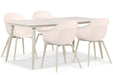 Lifestyle Lissabon/Vienna 180 cm dining tuinset 5-delig - 22708