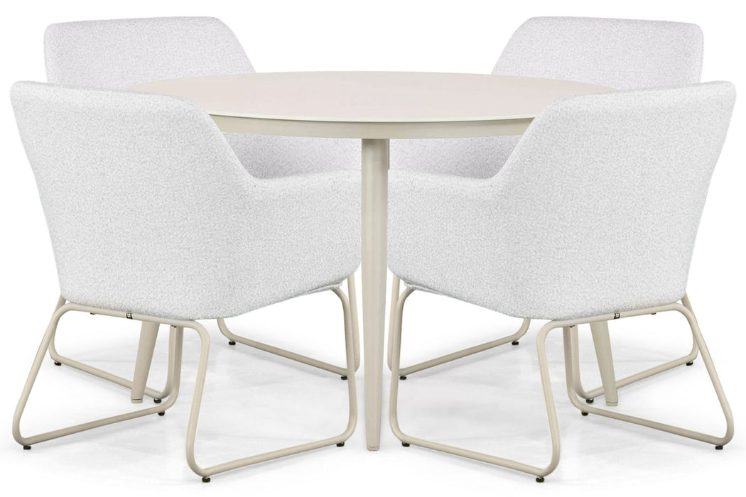 Lifestyle Lugo/Vienna 120 cm dining tuinset 5-delig - 22876