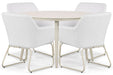 Lifestyle Lugo/Vienna 120 cm dining tuinset 5-delig - 22876