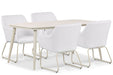 Lifestyle Lugo/Vienna 180 cm dining tuinset 5-delig - 22877