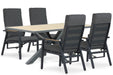 Lifestyle Marseille/Palermo 181 cm dining tuinset 5-delig - 21301