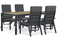 Lifestyle Marseille/Valence 180 cm dining tuinset 5-delig - 21041