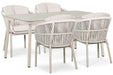 Lifestyle Monaco/Tavano 160x90 cm dining tuinset 5-delig - 27148