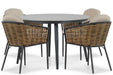 Lifestyle Nice/Vienna 120 cm dining tuinset 5-delig