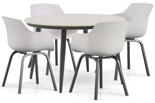 Lifestyle Salina/Vienna 120 cm dining tuinset 5-delig