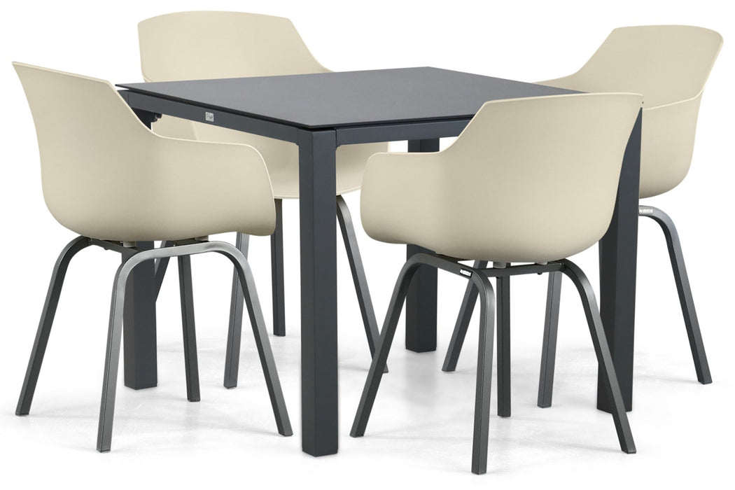Lifestyle Salina/Mateo 90 cm dining tuinset 5-elig - 23003