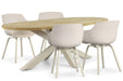 Lifestyle Salina/Brookline 200 cm dining tuinset 5-delig