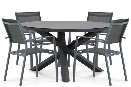 Lifestyle Sella/Livorno 125 cm dining tuinset 5-delig