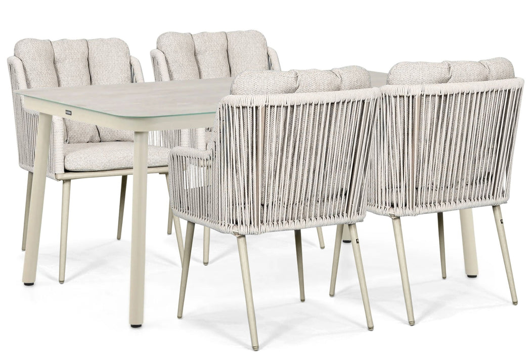 Lifestyle Tivoli/Tavano 160x90 cm dining tuinset 5-delig - 25853