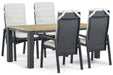 Lifestyle Vivaro/Veneto 180x90 cm dining tuinset 5-delig