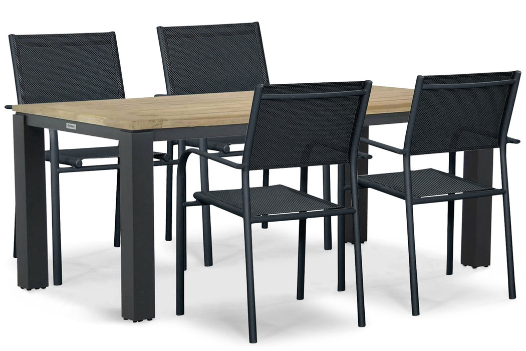 Presto Brentino/Veneto 180x90 cm dining tuisnet 5-delig