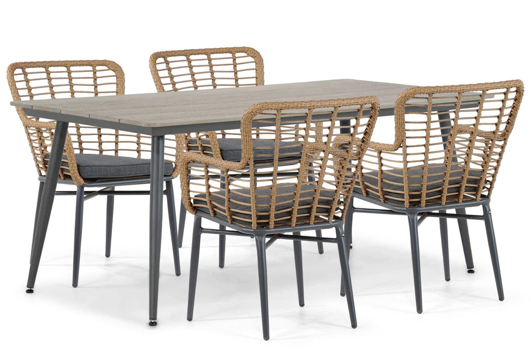 De Laan Toledo/Matale 180 cm dining tuinset 5-delig - 24531