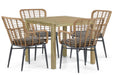 De Laan Toledo/Weston 90 cm dining tuinset 5-delig - 24536