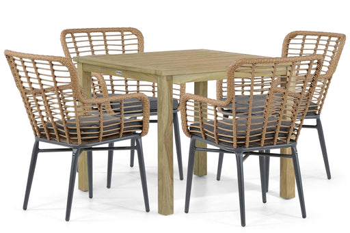 De Laan Toledo/Weston 90 cm dining tuinset 5-delig - 24536
