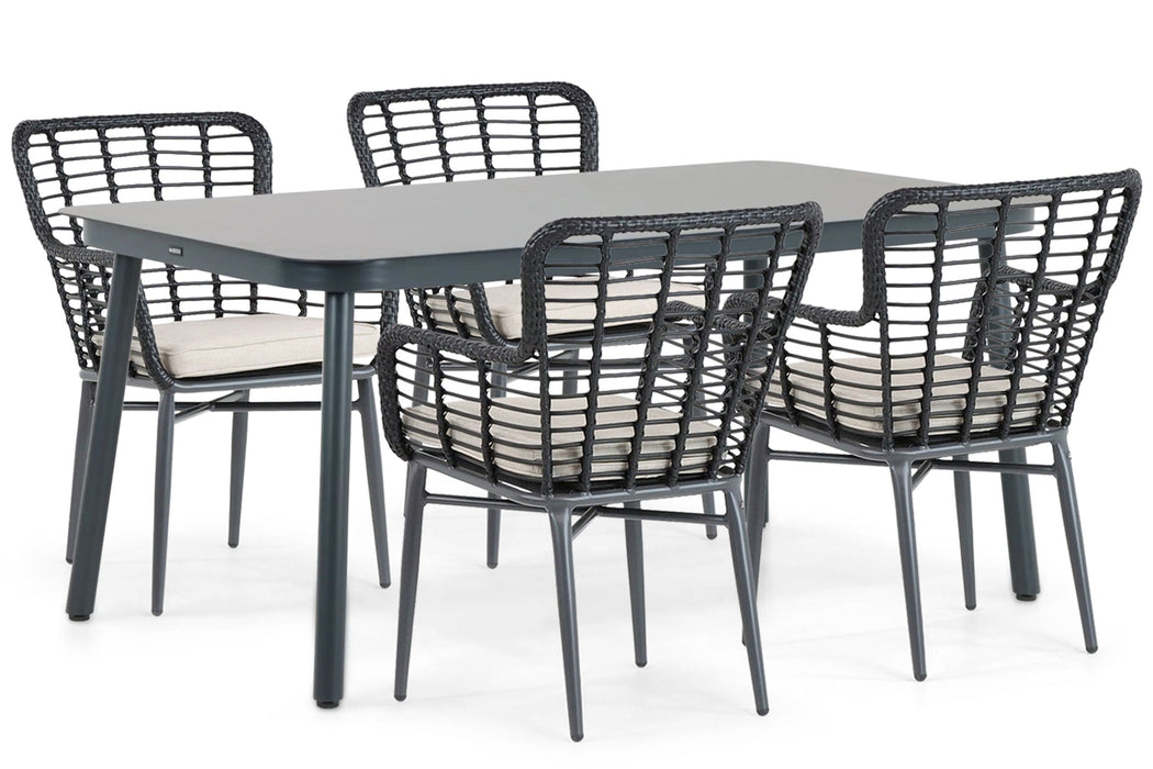 Lifestyle Toledo/Tavano 160 cm dining tuinset 5-delig - 23054