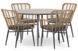 De Laan Toledo/Matale 125 cm dining tuinset 5-delig - 24530
