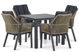 Lifestyle Verona/Mateo 90 cm dining tuinset 5-delig - 22997