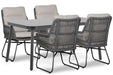 Lifestyle Vicente/Tavano 160x90 cm dining tuinset 5-delig
