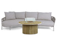 4 Seasons Outdoor Calma/Fire Nest 110 cm hoek loungeset 3-delig