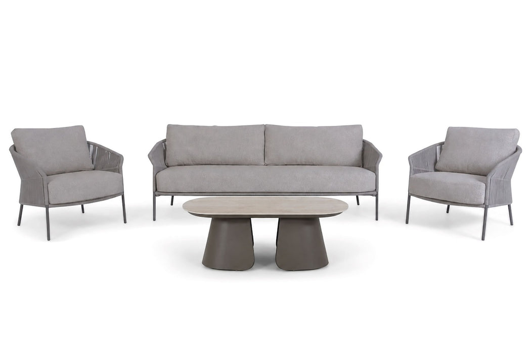 4 Seasons Outdoor Florence/Miyoura stoel-bank loungeset 4-delig