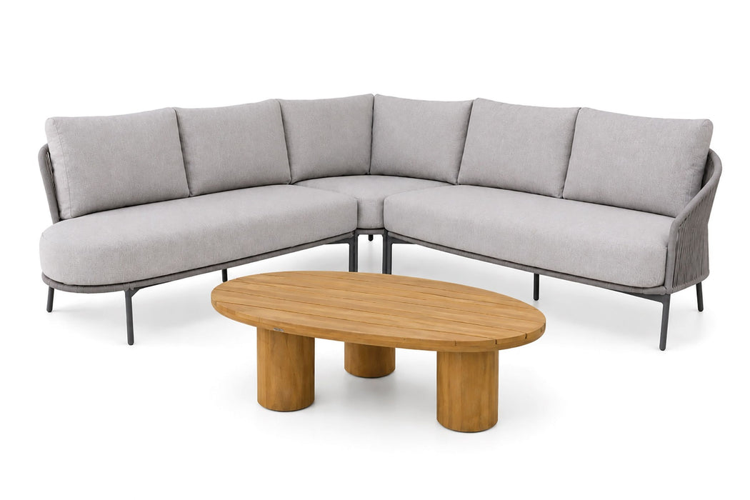 4 Seasons Outdoor Florence/Riah 135 cm hoek loungeset 4-delig