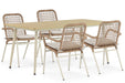 De Laan Catalone/Matale 180 cm dining tuinset 5-delig - 24558