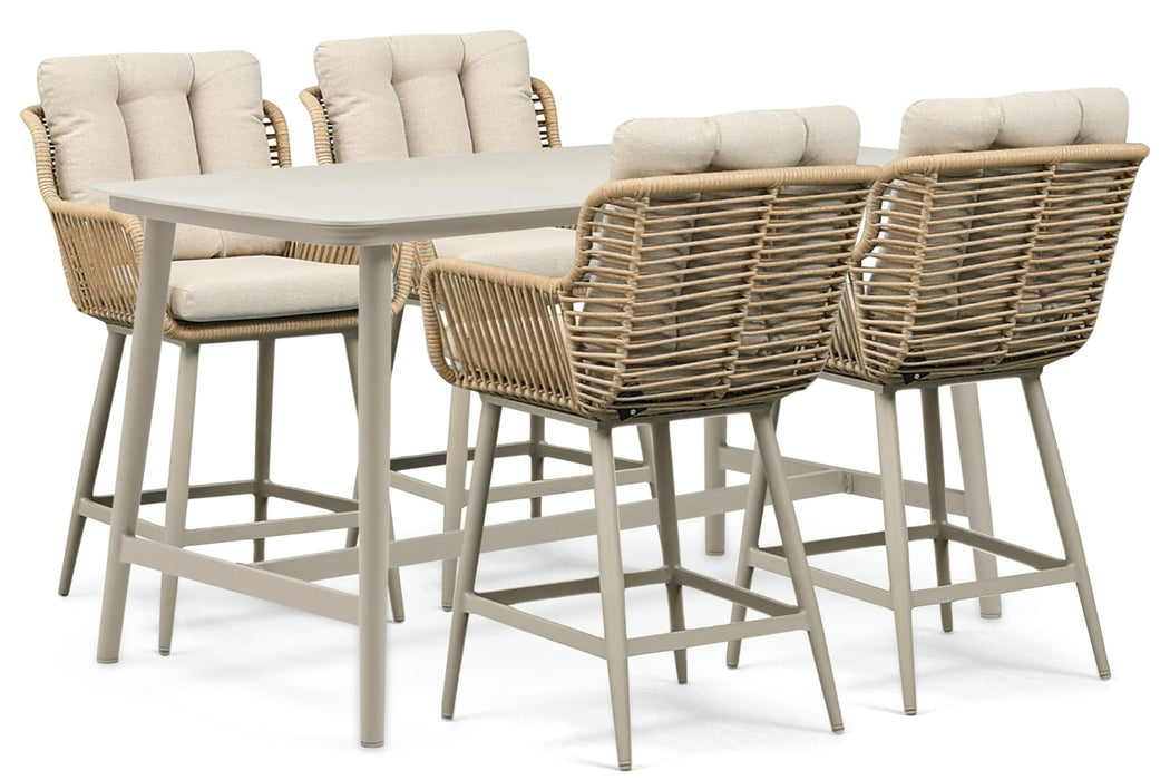 Coco Alto/Sienta 180x90 cm dining tuinset 5-delig - 26737