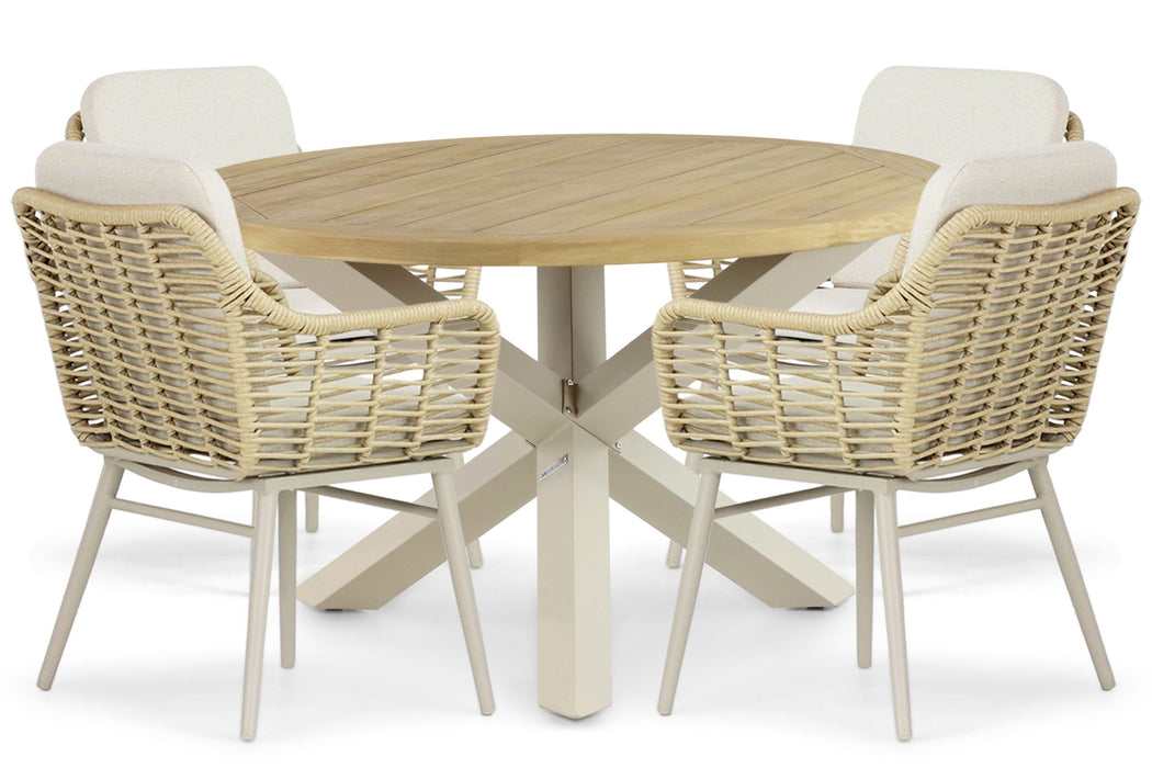 Coco Antoni/Rockville 120 cm dining tuinset 5-delig - 22908