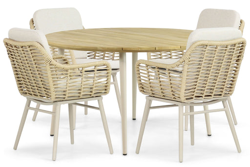 Coco Antoni/Montana 130 cm dining tuinset 5-delig