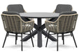 Coco Antoni/Orino 130 cm dining tuinset 5-delig