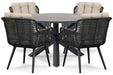Coco Custa/Xento 120 cm dining tuinset 5-delig