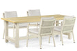 Coco Sevilla/San Francisco 200 cm dining tuinset 5-delig