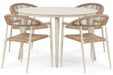 Lifestyle Granada/Vienna 120 cm dining tuinset 5-delig