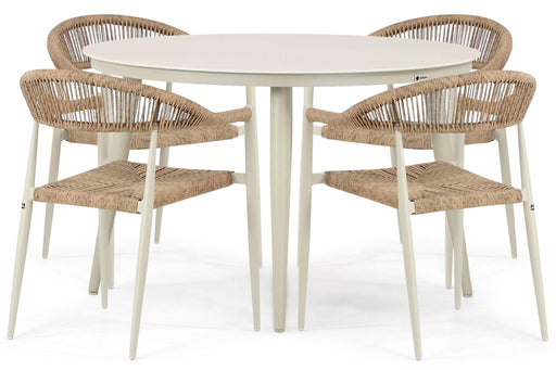 Lifestyle Granada/Vienna 120 cm dining tuinset 5-delig