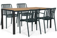 Domani Alba/Creta 160x90 cm dining tuinset 5-delig