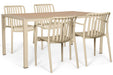 Domani Alba/Creta 160x90 cm dining tuinset 5-delig - 26321