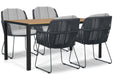Domani Trivento/Creta 150x90 cm dining tuinset 5-delig